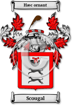 Scougal Family Crest Download (jpg) Legacy Series - 150 DPI