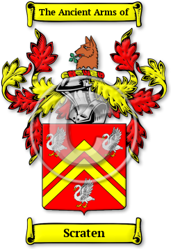 Scraten Family Crest Download (jpg) Legacy Series - 150 DPI