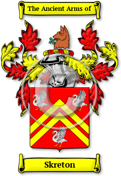 Skreton Family Crest Download (jpg) Legacy Series - 150 DPI