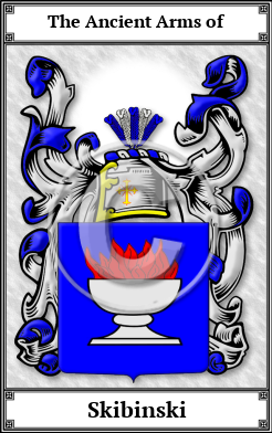 Skibinski Family Crest Download (JPG)  Book Plated - 150 DPI