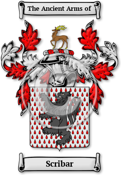Scribar Family Crest Download (JPG) Legacy Series - 600 DPI
