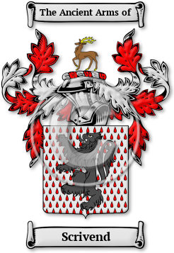 Scrivend Family Crest Download (JPG) Legacy Series - 600 DPI