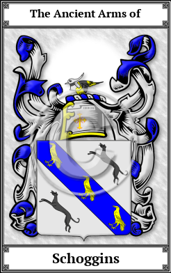 Schoggins Family Crest Download (JPG)  Book Plated - 150 DPI