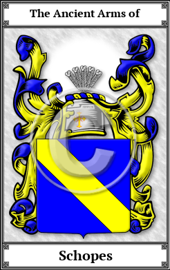 Schopes Family Crest Download (JPG)  Book Plated - 150 DPI