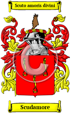 Scudamore Family Crest/Coat of Arms