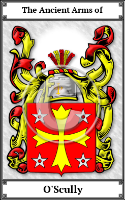 O'Scully Family Crest Download (JPG)  Book Plated - 150 DPI