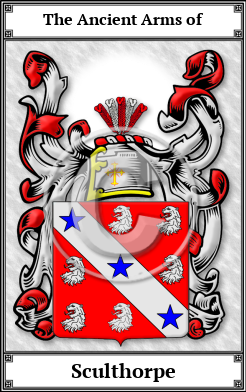 Sculthorpe Family Crest Download (JPG)  Book Plated - 150 DPI