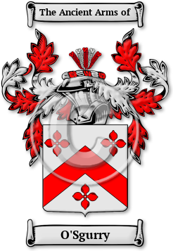 O'Sgurry Family Crest Download (jpg) Legacy Series - 150 DPI