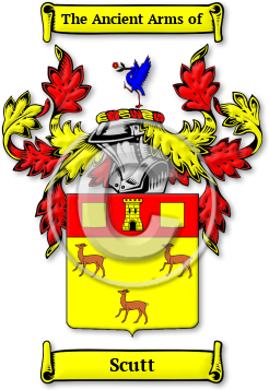 Scutt Family Crest Download (jpg) Legacy Series - 150 DPI