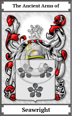 Seawright Family Crest Download (JPG)  Book Plated - 150 DPI
