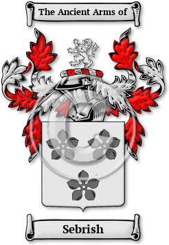 Sebrish Family Crest Download (jpg) Legacy Series - 150 DPI