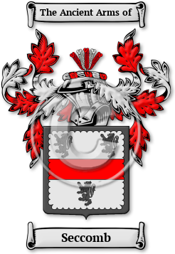 Seccomb Family Crest Download (jpg) Legacy Series - 150 DPI