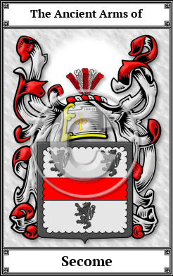 Secome Family Crest Download (JPG)  Book Plated - 150 DPI