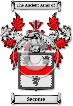 Secome Family Crest Download (jpg) Legacy Series - 150 DPI