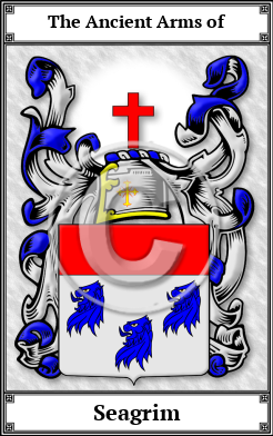 Seagrim Family Crest Download (JPG)  Book Plated - 150 DPI
