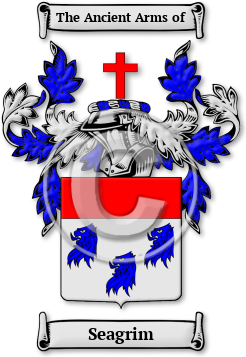 Seagrim Family Crest Download (jpg) Legacy Series - 150 DPI