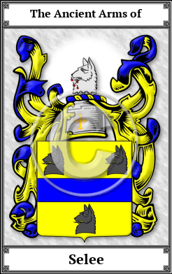 Selee Family Crest Download (JPG)  Book Plated - 150 DPI