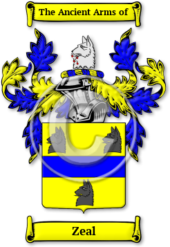Zeal Family Crest Download (JPG) Legacy Series - 600 DPI