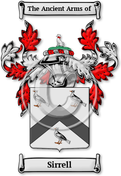 Sirrell Family Crest Download (jpg) Legacy Series - 150 DPI