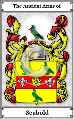 Seabold Family Crest Download (JPG)  Book Plated - 150 DPI