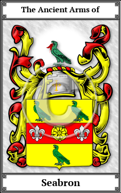 Seabron Family Crest Download (JPG) Book Plated - 600 DPI