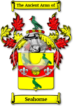 Seahorne Family Crest Download (jpg) Legacy Series - 150 DPI