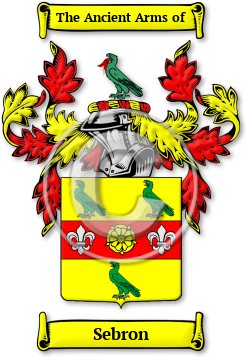 Sebron Family Crest Download (jpg) Legacy Series - 150 DPI