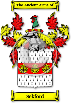 Sekford Family Crest Download (JPG) Legacy Series - 600 DPI