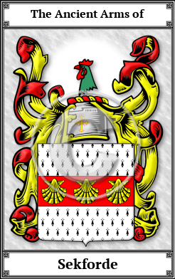 Sekforde Family Crest Download (JPG)  Book Plated - 150 DPI