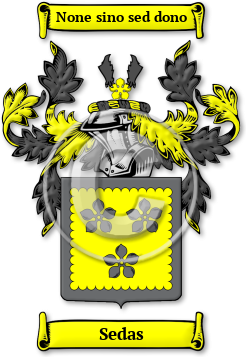 Sedas Family Crest Download (JPG) Legacy Series - 600 DPI