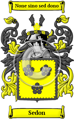 Sedon Family Crest Download (JPG) Heritage Series - 600 DPI