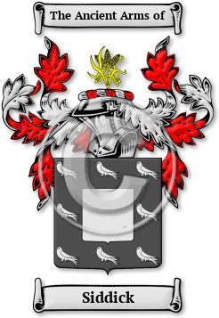 Siddick Family Crest Download (jpg) Legacy Series - 150 DPI