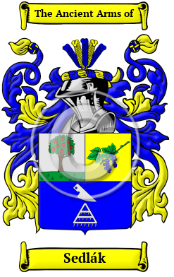 Sedlák Family Crest Download (JPG) Heritage Series - 300 DPI