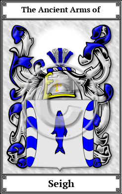 Seigh Family Crest Download (JPG)  Book Plated - 150 DPI