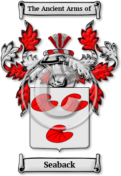 Seaback Family Crest Download (jpg) Legacy Series - 150 DPI
