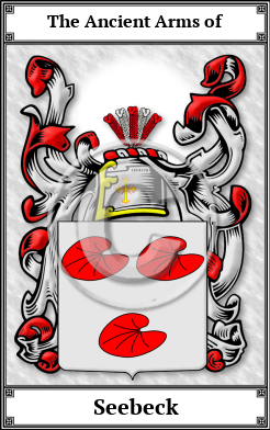 Seebeck Family Crest Download (JPG) Book Plated - 600 DPI