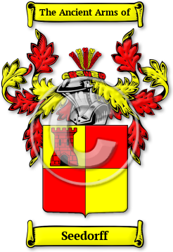 Seedorff Family Crest Download (jpg) Legacy Series - 150 DPI