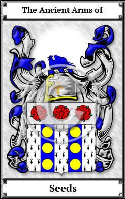 Seeds Family Crest Download (JPG)  Book Plated - 150 DPI