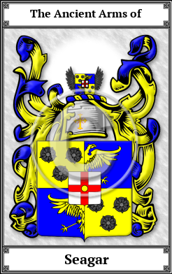 Seagar Family Crest Download (JPG)  Book Plated - 150 DPI