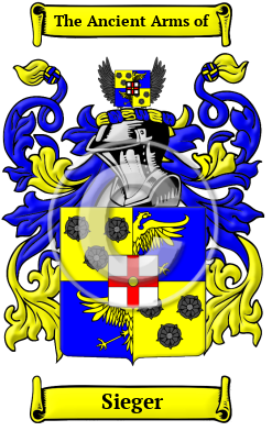 Sieger Family Crest Download (JPG) Heritage Series - 600 DPI