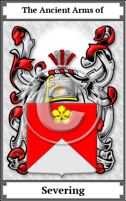 Severing Family Crest Download (JPG)  Book Plated - 150 DPI