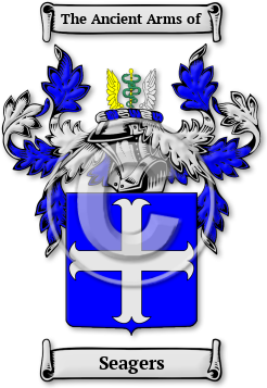 Seagers Family Crest Download (jpg) Legacy Series - 150 DPI