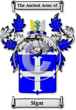 Sigar Family Crest Download (jpg) Legacy Series - 150 DPI