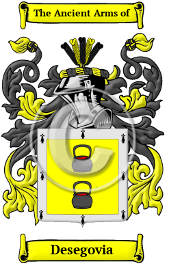 Desegovia Family Crest Download (JPG) Heritage Series - 600 DPI