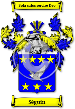 Séguin Family Crest Download (jpg) Legacy Series - 150 DPI