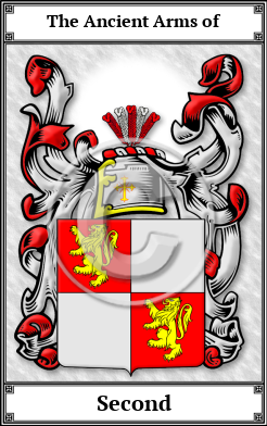 Second Family Crest Download (JPG)  Book Plated - 150 DPI