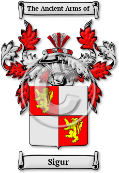 Sigur Family Crest Download (jpg) Legacy Series - 150 DPI