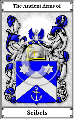 Seibels Family Crest Download (JPG)  Book Plated - 150 DPI