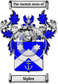 Siples Family Crest Download (JPG) Legacy Series - 600 DPI