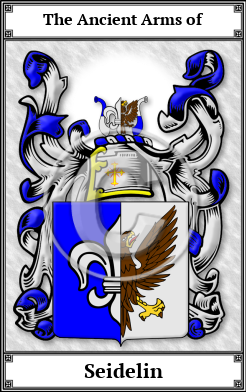 Seidelin Family Crest Download (JPG) Book Plated - 600 DPI